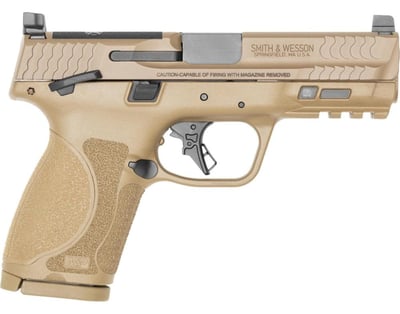 Smith & Wesson M&P 9 M2.0 Compact OR FDE 9mm 4" Barrel 15 Rounds - $529.98 (add to cart price) 
