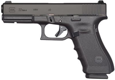 Glock 22 Gen4 .40 S&W 4.48" Barrel with Black Polymer Grips MADE IN USA - $499.99 