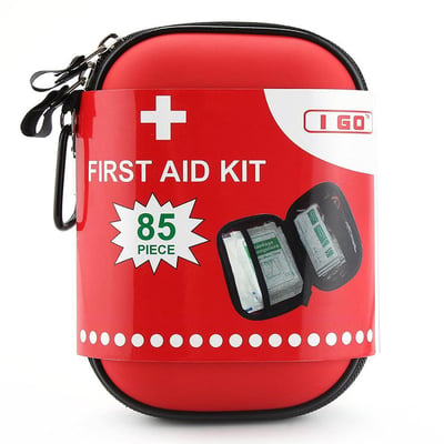 I GO First Aid Kit For Survival and Emergencies (85 Pieces) Waterproof - $7.63 + Free S/H over $35 (Free S/H over $25)