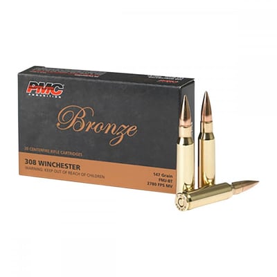 PMC Bronze 308 Win 147gr FMJ 500 Rnds - $419.99 (Free S/H over $99)
