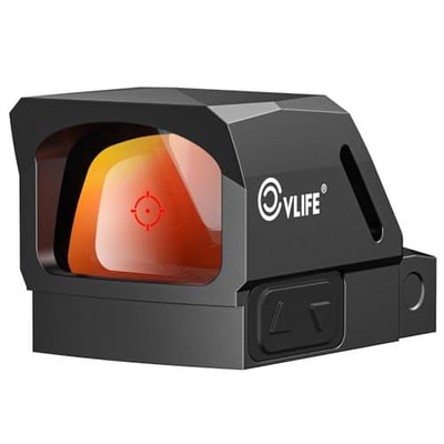 36% off CVLIFE WolfCovert X 3 MOA Dot & 32 MOA Circle Red/Green Dot Sight for RMS RMSc, Motion Awake Fiber Optic Scope for Compact Pistol, 3500G Shockproof Open Reflex Sight with Adapter for RMR/MOS/Picatinny w/code XN92NPI8 - $89.59 + FREE Shipping