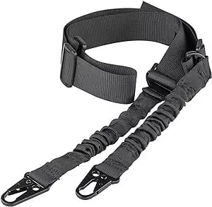 CVLIFE Two Points Rifle Sling with Length Adjuster And Metal Hooks - $5 w/code "XL3SI6IX" + FREE Shipping