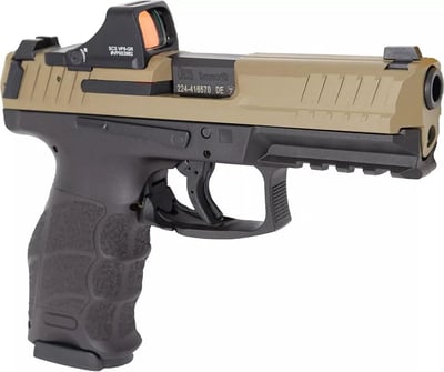 Heckler & Koch VP9 4.1" 9mm 17rd Holosun SCS Green Dot FDE Slide - $1049.99 (S/H $19.99 Firearms, $9.99 Accessories)