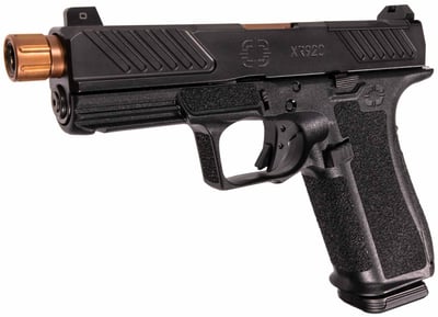SHADOW SYSTEMS XR920 Combat 9mm 5.5" 17rd Optic Ready Pistol w/ Threaded Barrel - Black / Bronze - $719.99 