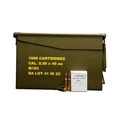 New Igman M193 5.56 1,000rd Ammo Can - $450