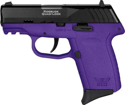 SCCY INDUSTRIES CPX-2 9mm 3.1" 10rd Pistol - Purple / Black - $181.99 (Add To Cart) (FREE Shipping on Firearms)