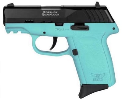 SCCY INDUSTRIES CPX-2 9mm 3.1" 10rd Pistol - Black / Blue - $181.99 (FREE Shipping on Firearms)