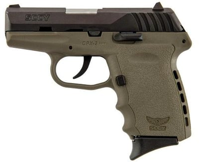 SCCY INDUSTRIES CPX-2 9mm 3.1" 10rd Pistol Black / FDE - $249.95 ($14.99 flat rate shipping)