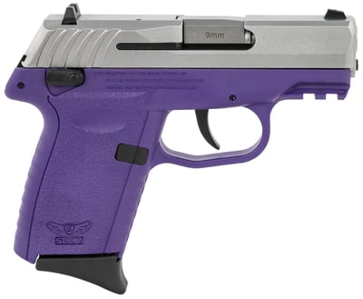 SCCY CPX1-TT G3 9mm 10rd Semi-Auto Pistol w/ Manual Safety - Stainless / Purple - $193.99 (Add To Cart) (FREE Shipping on Firearms)