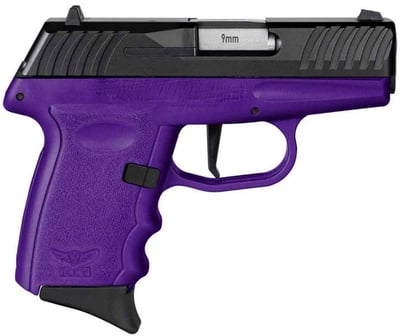 SCCY INDUSTRIES DVG1-CB 9mm 3.1" 10rd Pistol - Black / Purple - $193.99 (FREE Shipping on Firearms)