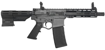 ATI Alpha MAXX 7.5" 5.56 Pistol, Sniper Grey w/ Flip Up Sights - $399.99 