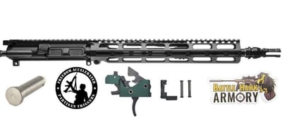 VKTR VK-1, 5.56mm, 13.7" P&W SoLGW Nox, Black, Complete Upper w/ H2 Buffer & Disruptor Forced Reset Trigger - $1699.99 + Free Shipping 