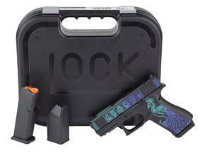 Shark Coast Tactical Glock 43X MOS 9mm 3.41" barrel 10 Rnds Peacock Cerakote Finish - $608.07 (Email Price) 