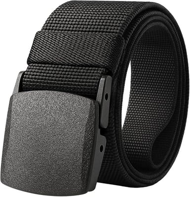 TECEUM Tactical Belt – Heavy-Duty & Quick Release – Military, Work, Rigger, Duty & Utility Belt for Men - $7.99 + FREE Shipping