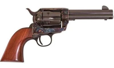 Cimarron PP400 Frontier Pre-War 1896-1940 38 Special,357 Mag 6 Round 4.75" Blued Color Case Hardened Walnut Grip - $449.25 
