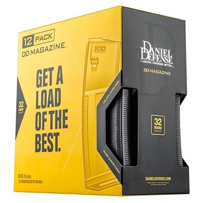 Daniel Defense DD Magazine 32rd. M4/AR-15 Rifle Magazine, Black (12-Pack) - $220 (Free S/H)