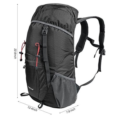 G4Free Large 40L Lightweight Water Resistant Travel Backpack - $15.99 + Free S/H over $35 (LD) (Free S/H over $25)