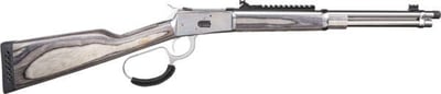Rossi R92 .44 Magnum 8 Rd Lever-Action Rifle 16″ Stainless Barrel, Grey Laminate Stock - $595.06