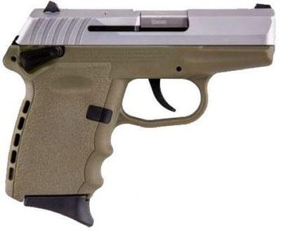 SCCY CPX1 10+1 9mm 3.1" FDE S Slide - $174.99