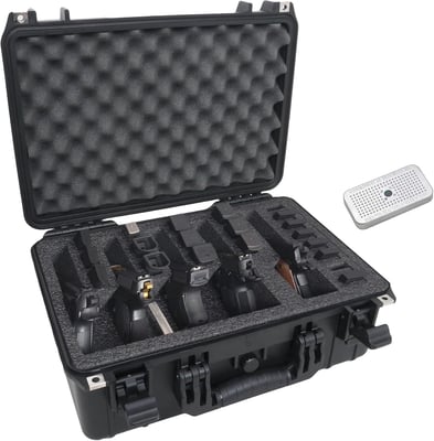 Case Club 5 Pistol and 20 Magazine Pre-Cut Heavy Duty Waterproof Case with Included Silica Gel Canister to Help Prevent Gun Rust (Upgraded Gen-3) - $79.95 + FREE Shipping