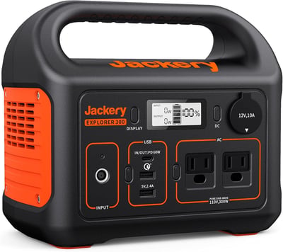 Portable Power Station Explorer 300, 293Wh Backup Lithium Battery (Solar Panel Optional) - $159 (Lightning Deal) + FREE Shipping