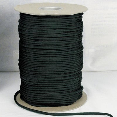 1000 Foot Black Parachute Cord Paracord Type III Military Specification 550 - $29.99 + Free shipping (Free S/H over $25)