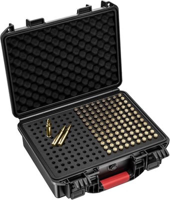 Kinghardcase Waterproof Ammo Case 200 Round Bullet Mil-Spec for 5.56 223 Ammo/Bullet - $35.99 + FREE Shipping