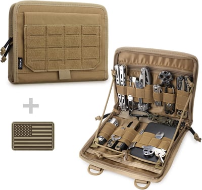 WYNEX Folding Admin Pouch of Laser-Cut Design Include U.S Patch (Empty) from $15.72 (Limited time deal) + FREE Shipping