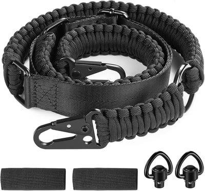 50% off EZshoot Two Point Slings 550 Paracord Sling Adjustable Strap with Metal Hook and Solid Swivels for Outdoor w/code DWICG6OL + FREE Shipping