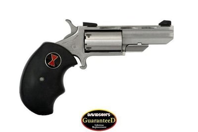 North American Arms NAA-BW-L Mini Revolver Black Widow .22 LR 2in 5rd Stainless - $271.99 (Free S/H on Firearms)