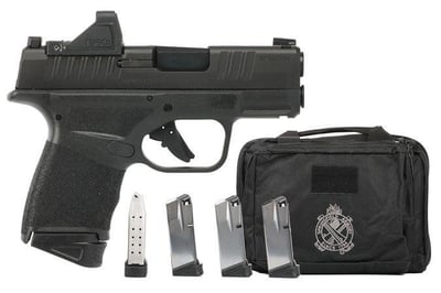 Springfield Hellcat OSP 9mm 3" 13rd Pistol Gear Up w/ Viridian RFX Green Dot, Black - $499.99 