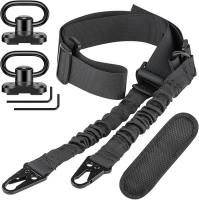 CVLIFE Two Point Sling with Removable Shoulder Pad Adjustable Length with 2 Pack Swivels - $8 w/code "VCJZRBJQ" + FREE Shipping