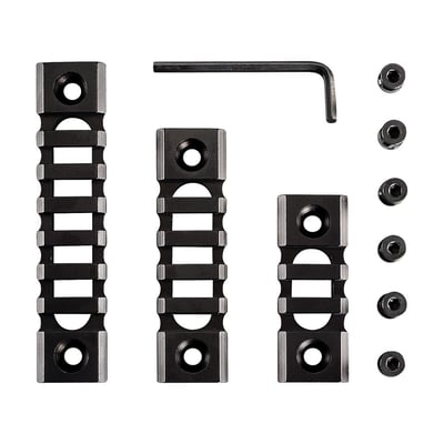 BOOSTEADY Picatinny Rail Section for Keymod Pack of 3 (3-slot,5-slot,7-slot) - $9.40 (Free S/H over $25)