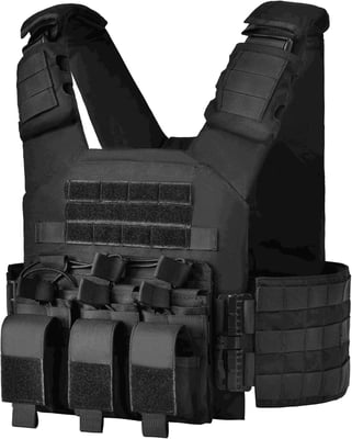 GFIRE Tactical Vest Modular Vest Adjustable Lightweight (Black, Coyote) - $57.59 + FREE Shipping