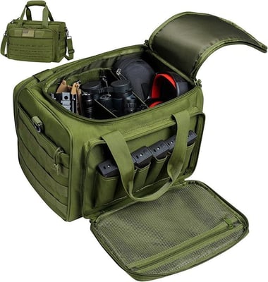CVLIFE Pistol Shooting Range Duffle Bag with Lockable Zipper - $26.99 w/code "WT94S9PS" + FREE Shipping