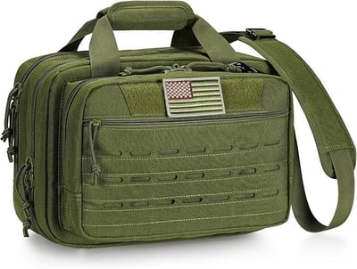 CVLIFE Tactical Gun Bag Lockable 3 Compartments - $23.99 w/code "SSCRACMW" + FREE Shipping