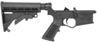 ET Arms Inc Omega-15 Polymer Rec, Black 6 Position Collapsible M4 Stock, Black A2 Pistol Grip for AR-15 - $83.02