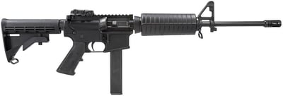 Colt AR6951 AR-15 Carbine 9mm 16.1" 32+1 MT Semi-Auto Blk Rogers 4-Pos Stock - $999