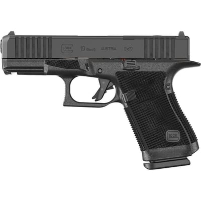 Glock 19 Gen 6 Austria 4.02" 9mm Luger (3)15rd O.R Handgun, Black - P61950203 - $620