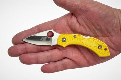 Spyderco Dragonfly2 FRN H-1 Spyder Edge Knife, Yellow - $74.90 shipped (Free S/H over $25)