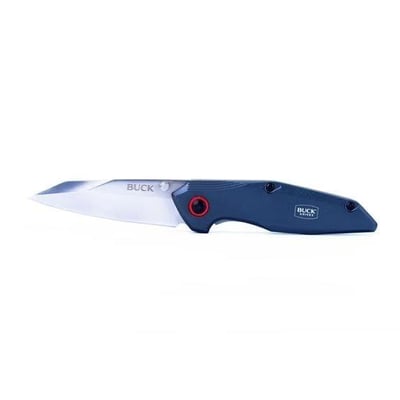 Buck Reactor Folding Reverse Tanto Knife, Blue - $14.41