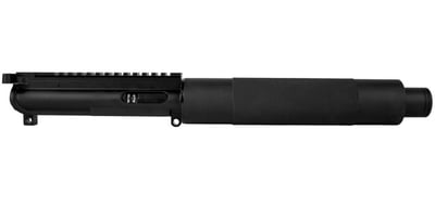 Complete 8.3" 9mm Upper Receiver, Black, FLASH CAN, 10" Tube Handguard with BCG & CH - $236.95