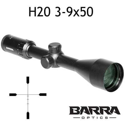 Barra 3-9x50 Rifle Scope (H20 3-9x50) - $57.85 w/code "3Y2R2MLE" + free shipping