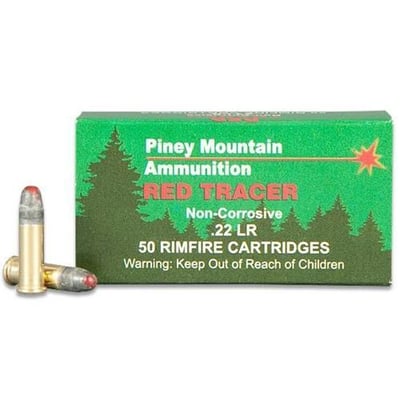 Piney Mountain .22 LR Red Tracer Ammo 50 Rounds - $30 (FREE SHIPPING)