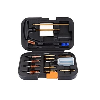 Raiseek Pistol Cleaning Kit 9mm/.357.22.45.40 Caliber Brass Brush with Case - $17.99 After Code "AXFHAET9" (Free S/H over $25)