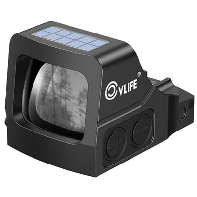 39% off CVLIFE WildHawk X Z04 Solar Green Dot for RMSC, Multi-Reticle 2MOA & 40MOA Circle Pistol Sight, 3500G Shockproof Motion Awake Handgun Green Dot, Multi-Coating lens, with Adapter for RMR/MOS/Picatinny. w/code R8HR487E - $103.69 + FREE Shipping