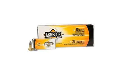 Armscor 50012PH Rimfire 22 LR 40 gr Soft Point (SP) 50 Bx - $3.26 