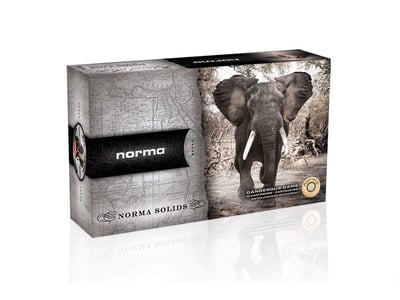 Norma Solid Ammunition 500 Jeffery 540 Grain Solid Box of 10 - $125.99