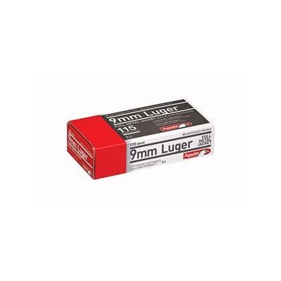 AGUILA - 9mm Luger 115gr Full Metal Jacket 50/Box - $18.99 (Free S/H over $99)