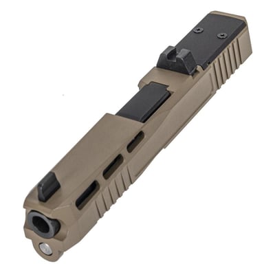 PSA Dagger Complete SW4 RMR Slide Assembly With Non-Threaded Barrel, FDE (Read Sight Forward) - $179.99